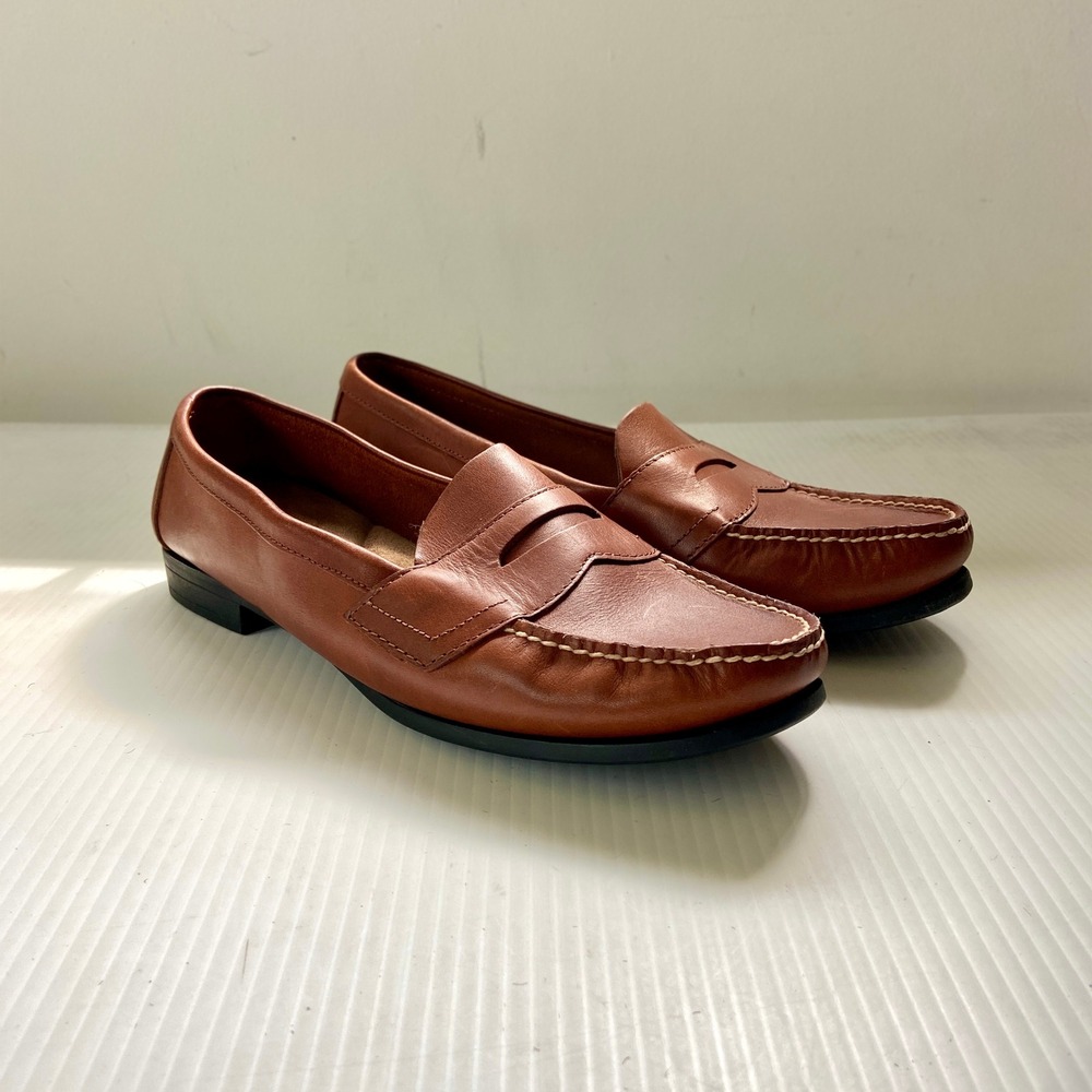 Eastland Classic II Brown Leather Penny Loafer Womens 12W